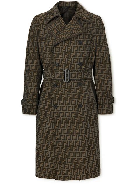 trench fendi|Fendi winter coat.